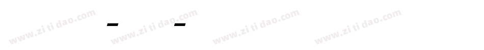 WalbaumBook-Italic字体转换