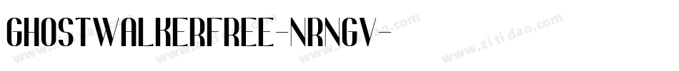 GhostWalkerFree-nRnGV字体转换