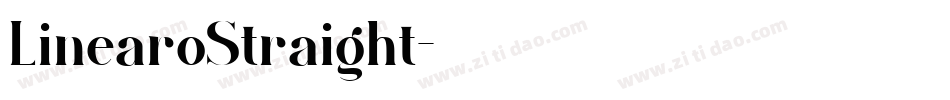 LinearoStraight字体转换