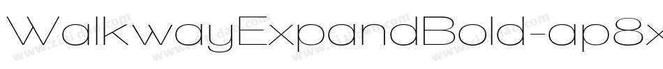 WalkwayExpandBold-ap8x字体转换