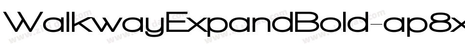WalkwayExpandBold-ap8x字体转换
