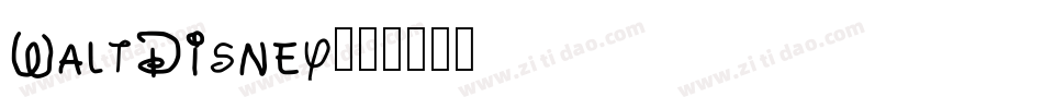 WaltDisney字体转换