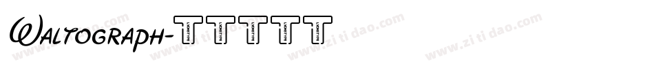Waltograph字体转换