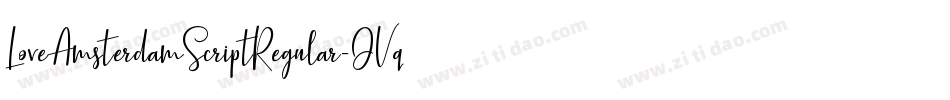 LoveAmsterdamScriptRegular-OVqwe字体转换 LoveAmsterdamScriptRegular-OVqwe字体转换
