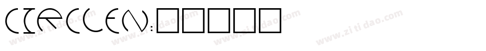 CIRCLEN字体转换