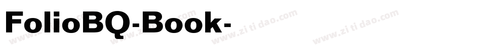 FolioBQ-Book字体转换