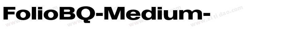FolioBQ-Medium字体转换