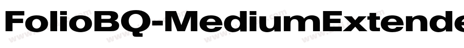 FolioBQ-MediumExtended字体转换