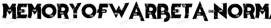 MemoryOfWarBeta1Normal-e3An字体转换