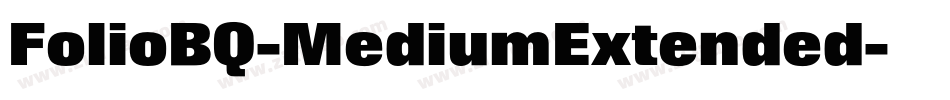 FolioBQ-MediumExtended字体转换