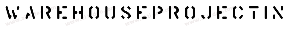WarehouseProjectInverse-eZexB字体转换