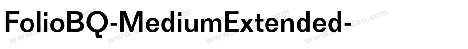 FolioBQ-MediumExtended字体转换