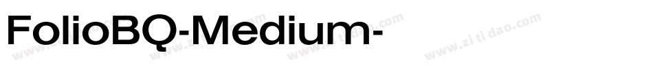 FolioBQ-Medium字体转换