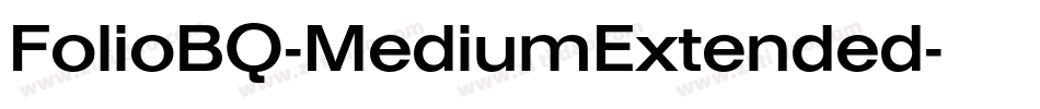 FolioBQ-MediumExtended字体转换