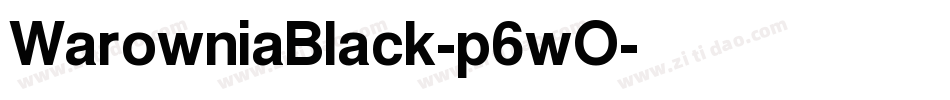 WarowniaBlack-p6wO字体转换