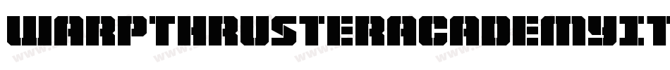 WarpThrusterAcademyItalic-BMrw字体转换