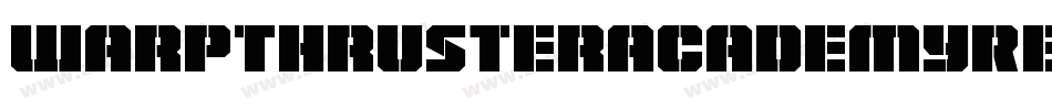 WarpThrusterAcademyRegular-RWlE字体转换
