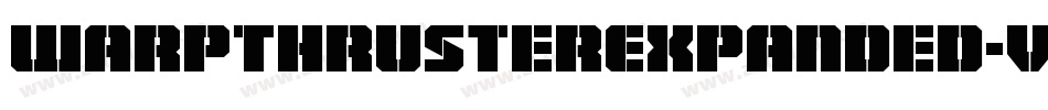 WarpThrusterExpanded-v979字体转换 WarpThrusterExpanded-v979字体转换