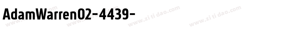 AdamWarren02-4439字体转换
