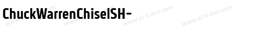 ChuckWarrenChiselSH字体转换