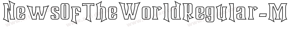 NewsOfTheWorldRegular-Mm9w字体转换