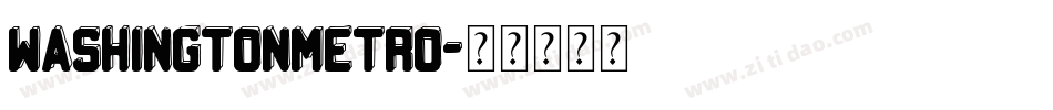 WashingtonMetro字体转换
