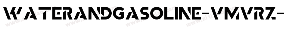 WaterAndGasoline-vmvRZ字体转换