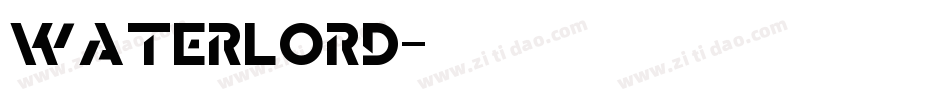 Waterlord字体转换