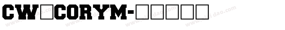 CW_CORYM字体转换