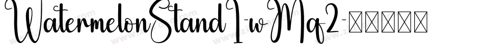 WatermelonStandI-wMq2字体转换