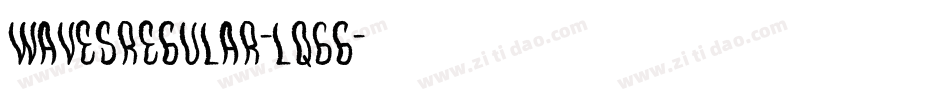 WavesRegular-Lq6g字体转换