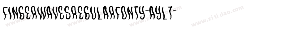 FingerWavesRegularFonty-AYl7字体转换