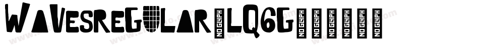 WavesRegular-Lq6g字体转换