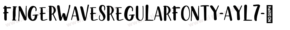 FingerWavesRegularFonty-AYl7字体转换