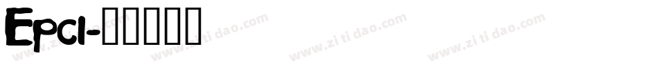 Epcl字体转换