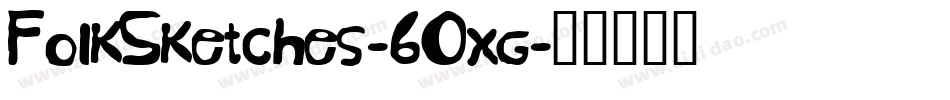 FolkSketches-6Oxg字体转换