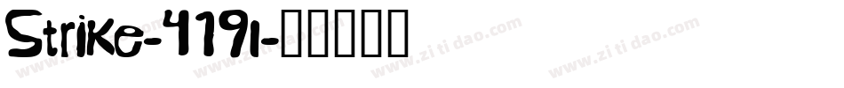Strike-419l字体转换