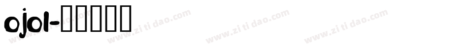 ojol字体转换