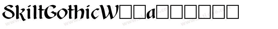 SkiltGothicW04a字体转换