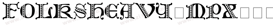 FolksHeavy-mPX9字体转换