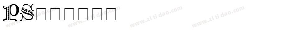 PS字体转换