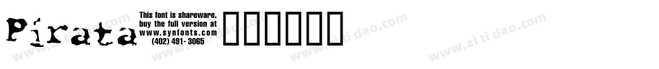 Piratas字体转换
