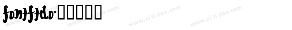fontftdo字体转换