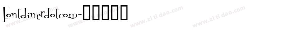 Fontdinerdotcom字体转换