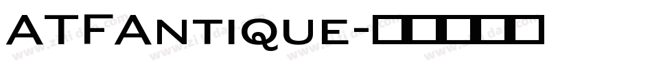 ATFAntique字体转换