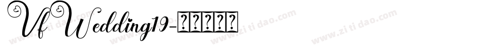 VfWedding19字体转换