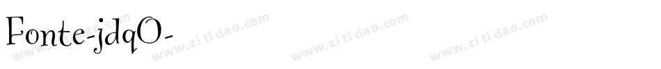 Fonte-jdqO字体转换