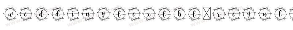 WeddingTextBT-Regular字体转换