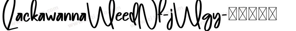 LackawannaWeedNf-jWgy字体转换