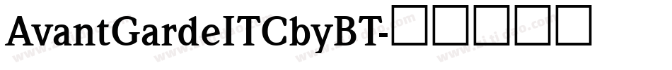 AvantGardeITCbyBT字体转换